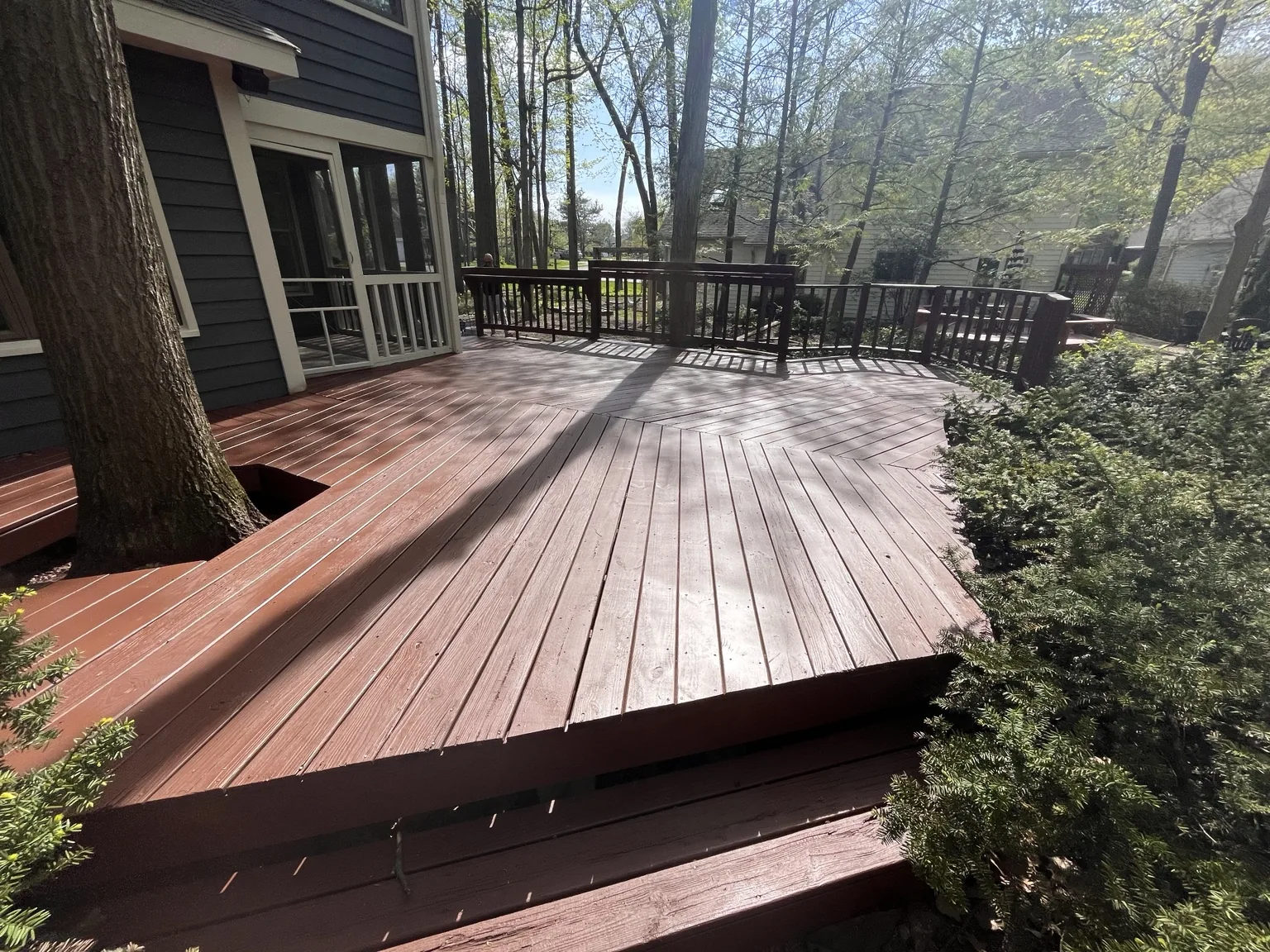 Before exterior service