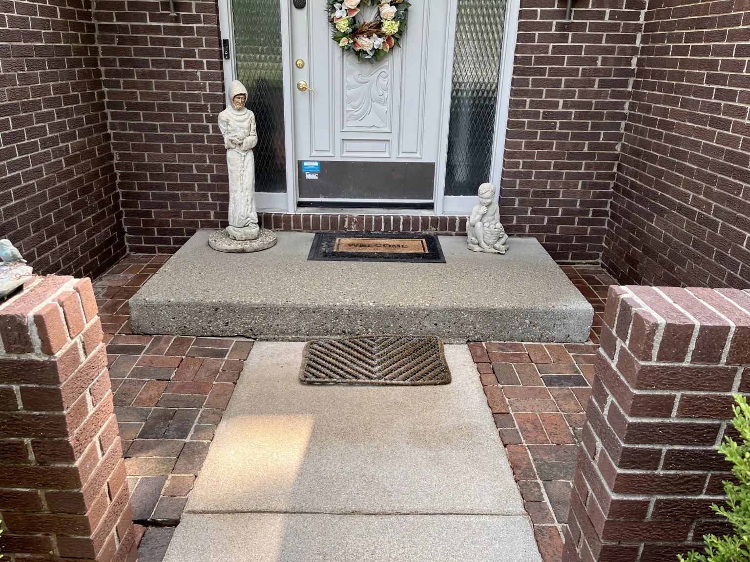 After exterior service